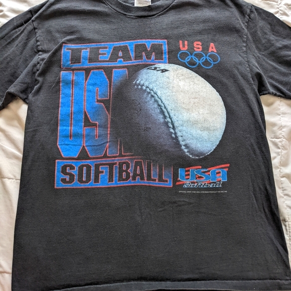 Hanes Other - Vintage USA Olympics softball tee